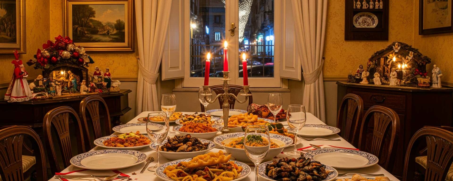Une table de Noël à Naple