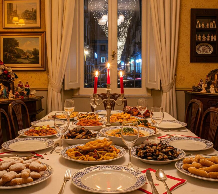 Une table de Noël à Naple