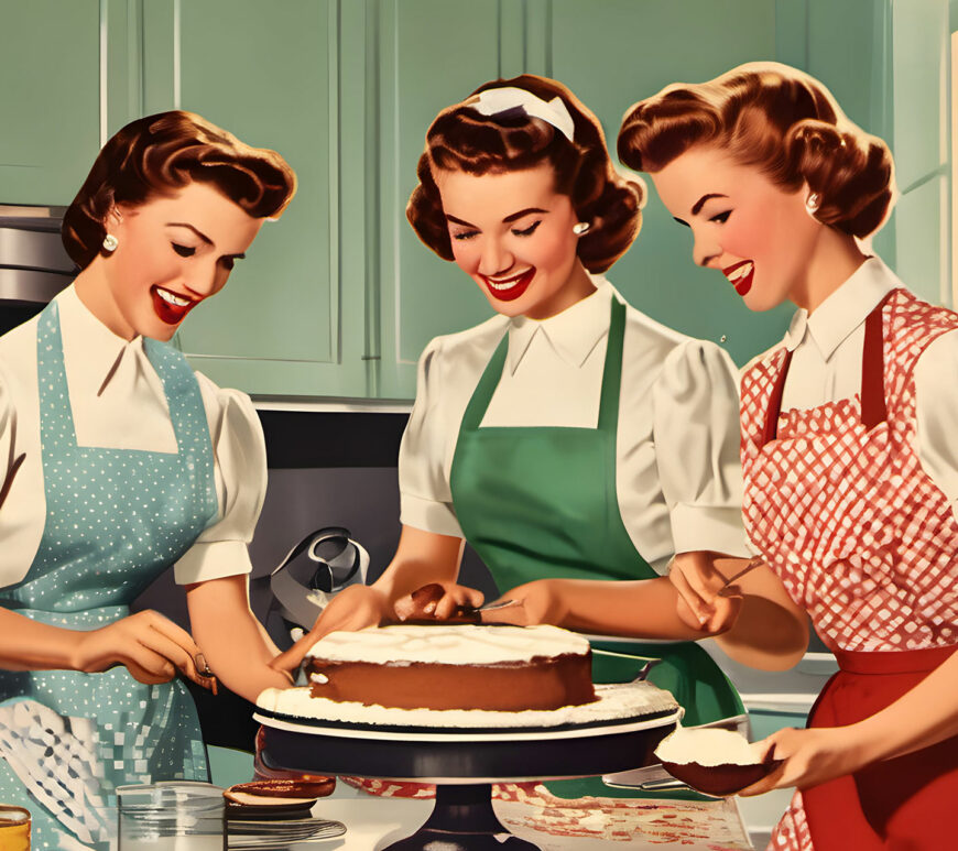 Trois femmes cuisinent une recette d'Ada Boni