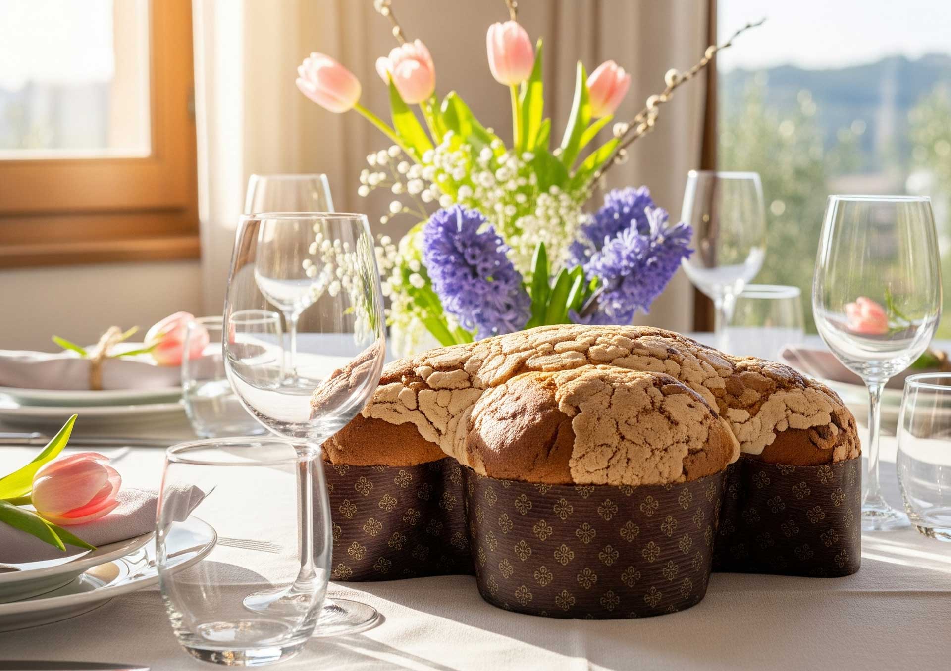 La gaieté de la table de Pâques