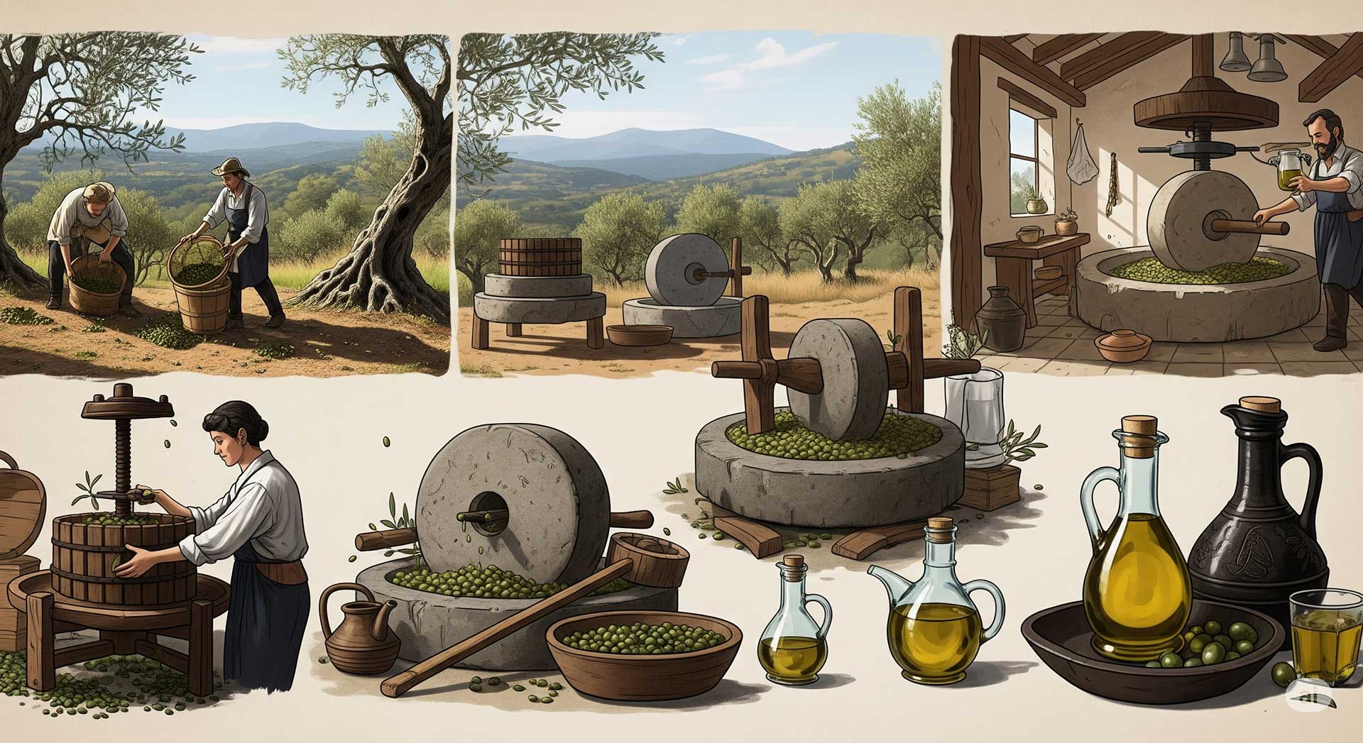 De l’olive à l’huile d’olive vierge extra : l’histoire d’un savoir-faire