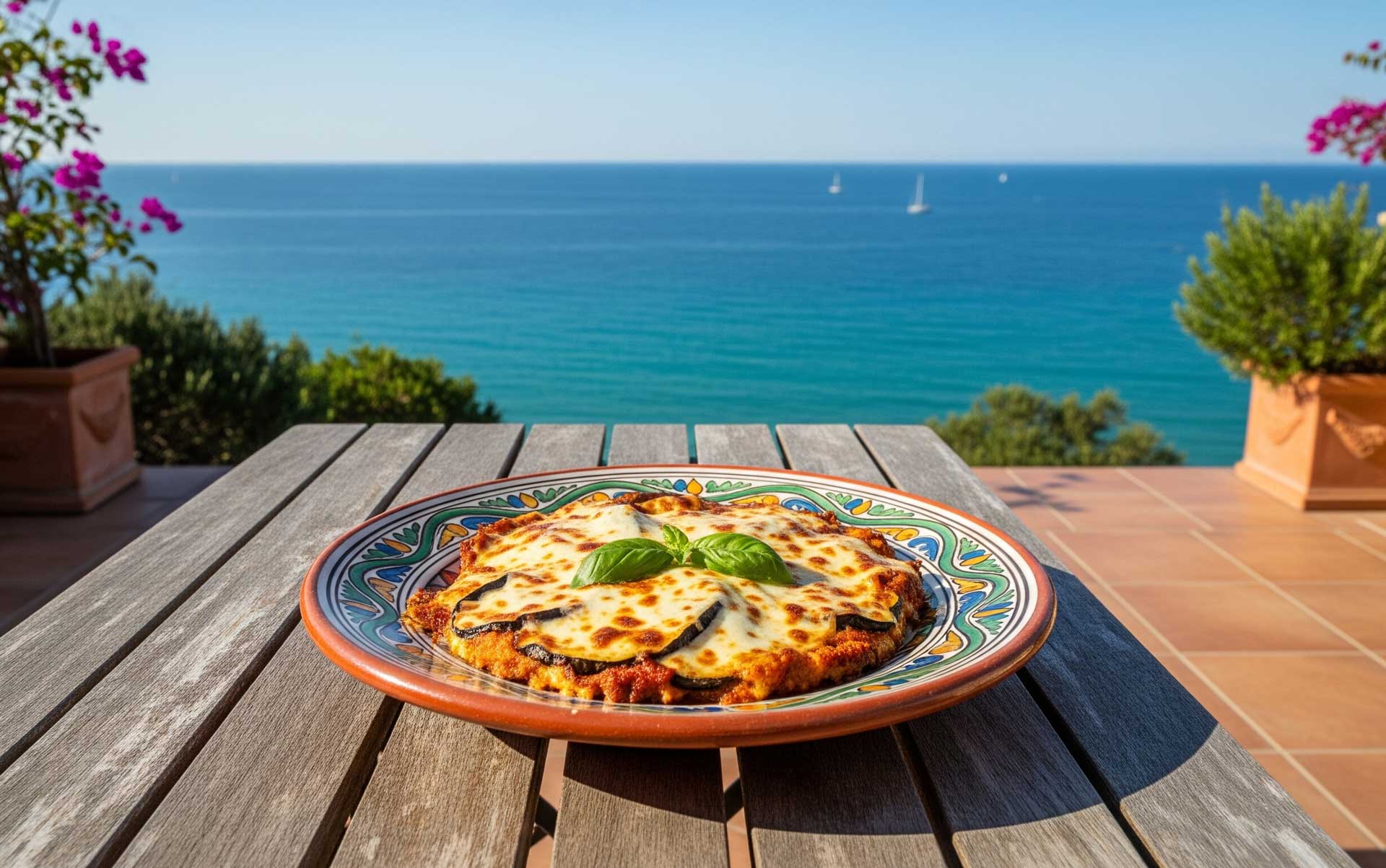 La recette traditionnelle de la Parmigiana d’aubergines
